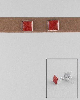 Boucles corail carré pin