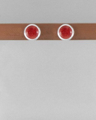 Boucles corail rondes